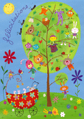 F&eacute;licitations avec un arbre enchanteur